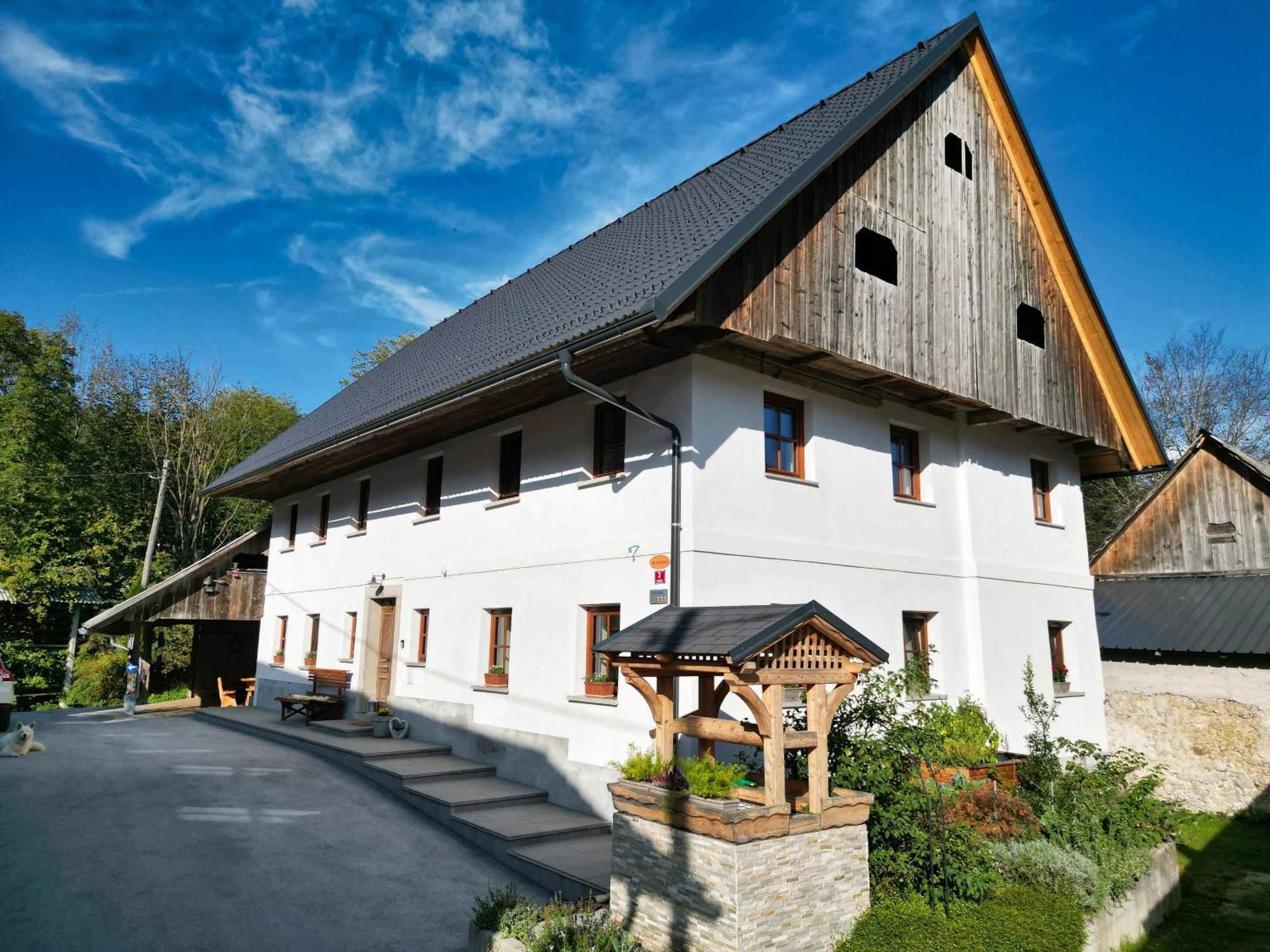 Apartmaji Tina Zgornje Gorje Exterior foto